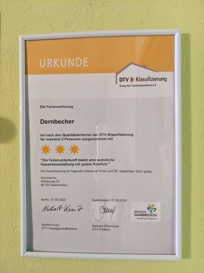 Ferienwohnung Dernbecher ซาร์บรึคเคน ภายนอก รูปภาพ